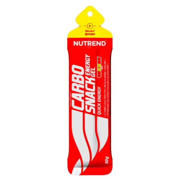 Nutrend Carbosnack (saszetka) cytryna - 50 g FilarZdrowia