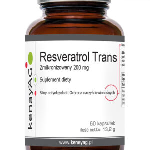 KENAY Zmikronizowany Resveratrol 200 mg (60 kaps.)