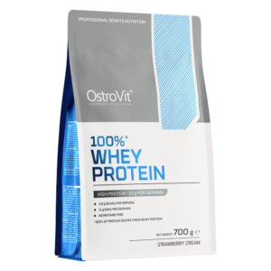 OSTROVIT 100% Whey Protein WPC kremowa truskawka 700 g