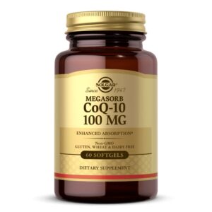 SOLGAR Megasorb CoQ-10 100 mg  - Koenzym Q10 - Kaneka 100 mg (60 kaps.)