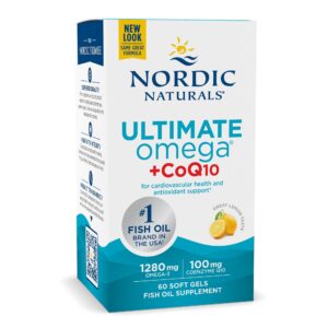 NORDIC NATURALS Ultimate Omega 3 + CoQ10 Koenzym Q10  (60 kaps.)