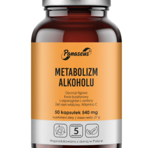 PANASEUS Metabolizm alkoholu (50 kaps.) | Naturalne