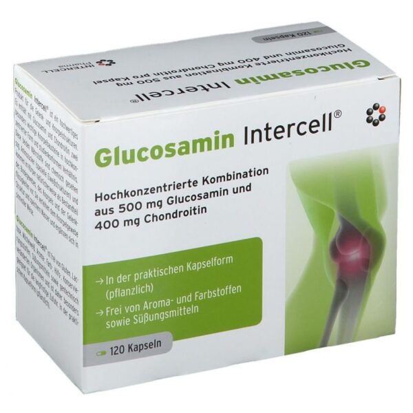 INTERCELL PHARMA Glukozamina Intercell (120 kaps.) FilarZdrowia