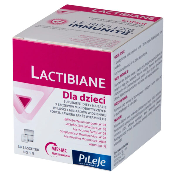 PILEJE Lactibiane dla dzieci - Probiotyk (30 szt.) FilarZdrowia