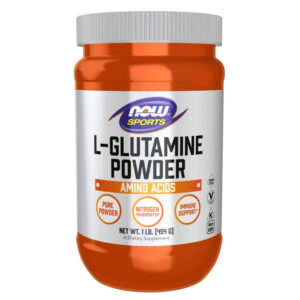 NOW FOODS L-Glutamina w proszku - L-glutamina (454 g)