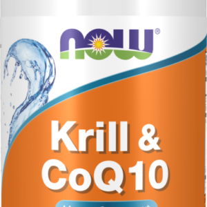 NOW FOODS Neptune Krill & Q10 - Olej z kryla 500 mg z Koenzymem Q10 50 mg (60 kaps.)