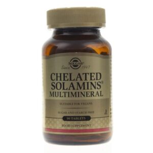 SOLGAR Chelatowane Solaminy Multimineralne Sole Mineralne Chelaty (90 tabl.)