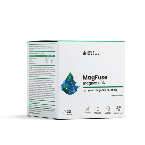 AURA HERBALS MagFuse: magnez + B6 (30 szt.) FilarZdrowia