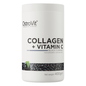 OSTROVIT Kolagen + Witamina C - smak czarna porzeczka (400 g)