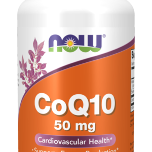 NOW FOODS CoQ10 50 mg - Koenzym Q10 50 mg z Witaminą E + Selen (100 kaps.)