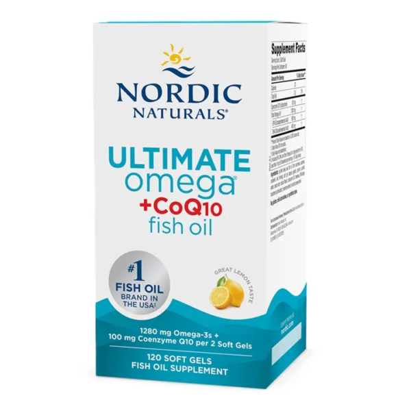NORDIC NATURALS Ultimate Omega 3 + CoQ10 Koenzym Q10 (120 kaps.) FilarZdrowia