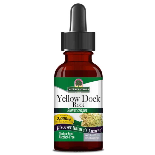 NATURE'S ANSWER Yellow Dock Root - Szczaw kędzierzawy (30 ml) FilarZdrowia