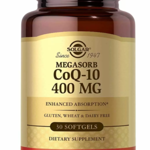 SOLGAR Megasorb CoQ-10 400 mg Koenzym Q10 400 mg 30 k