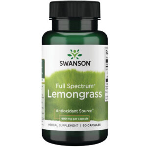 SWANSON FS Trawa cytrynowa - 400 mg  (60 kaps.)