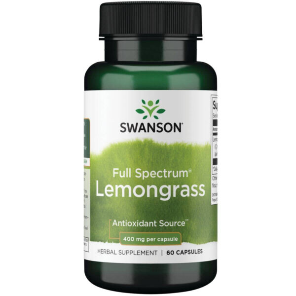 SWANSON FS Trawa cytrynowa - 400 mg (60 kaps.) FilarZdrowia