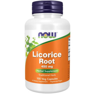NOW FOODS Korzeń Lukrecji 450 mg (100 kaps.)