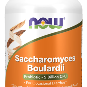 NOW FOODS Probiotyk Saccharomyces Boulardii (120 kaps.)