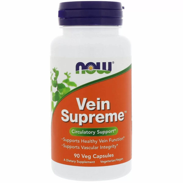 NOW FOODS Vein Supreme Krążenie (90 kaps.) FilarZdrowia