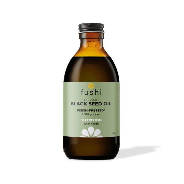 FUSHI Organic Black Seed Oil - Olej z organicznych czarnych nasion (250 ml) FilarZdrowia