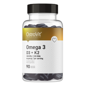 OSTROVIT Omega 3 D3+K2 (90 kaps.) | Serce Wzrok