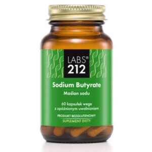 LABS212 Sodium Butyrate - Maślan sodu (60 kaps.)
