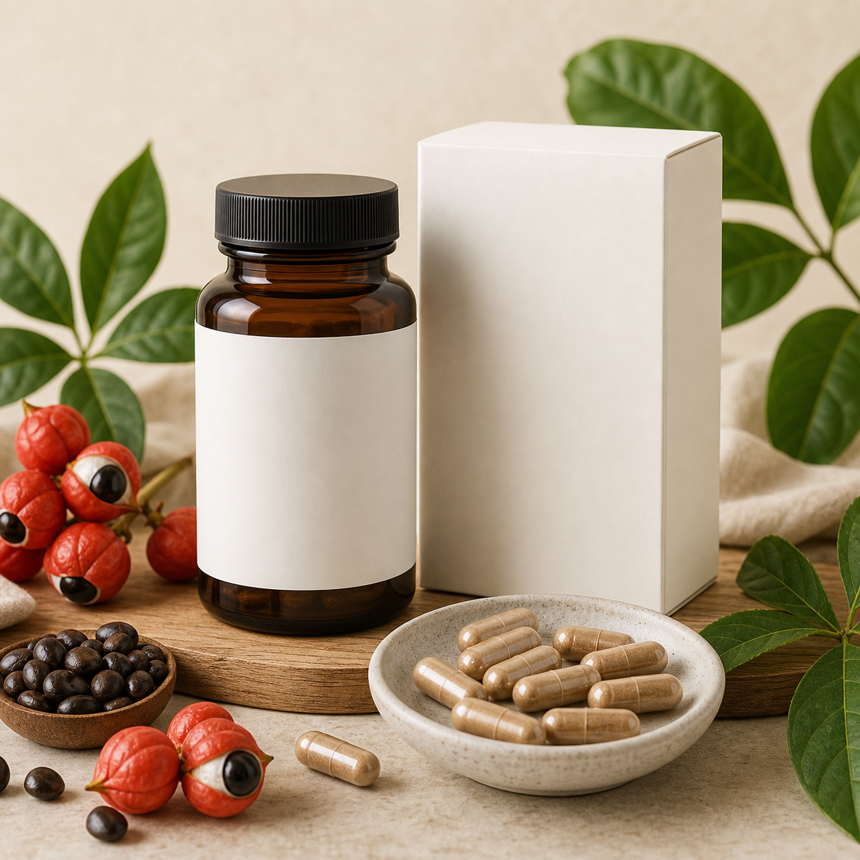 Guarana suplementy z naturalnym ekstraktem z guarany wspierające energię, koncentrację, witalność oraz codzienną aktywność organizmu