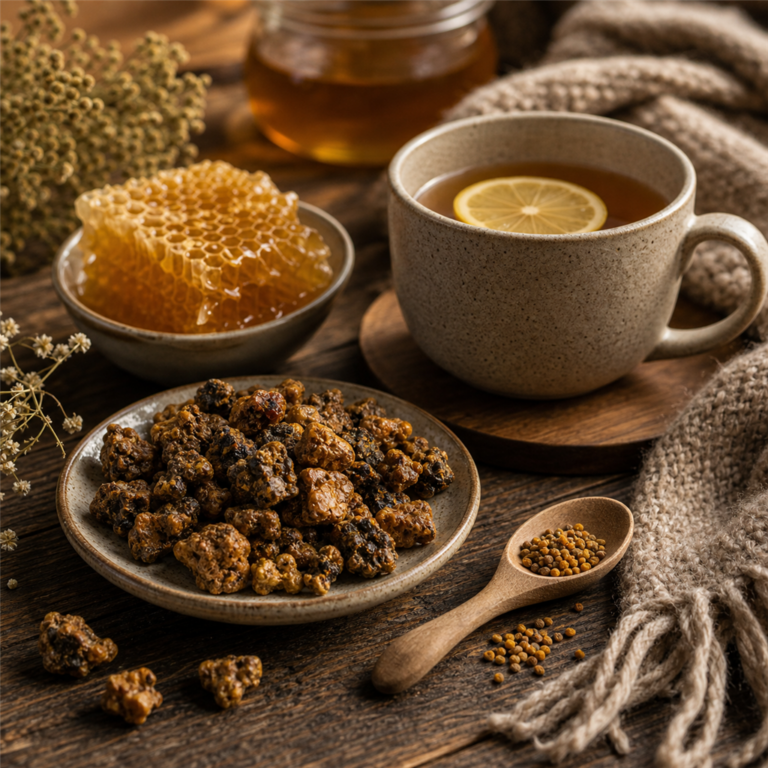 Propolis na gardło – działanie, stosowanie i ryzyko alergii
