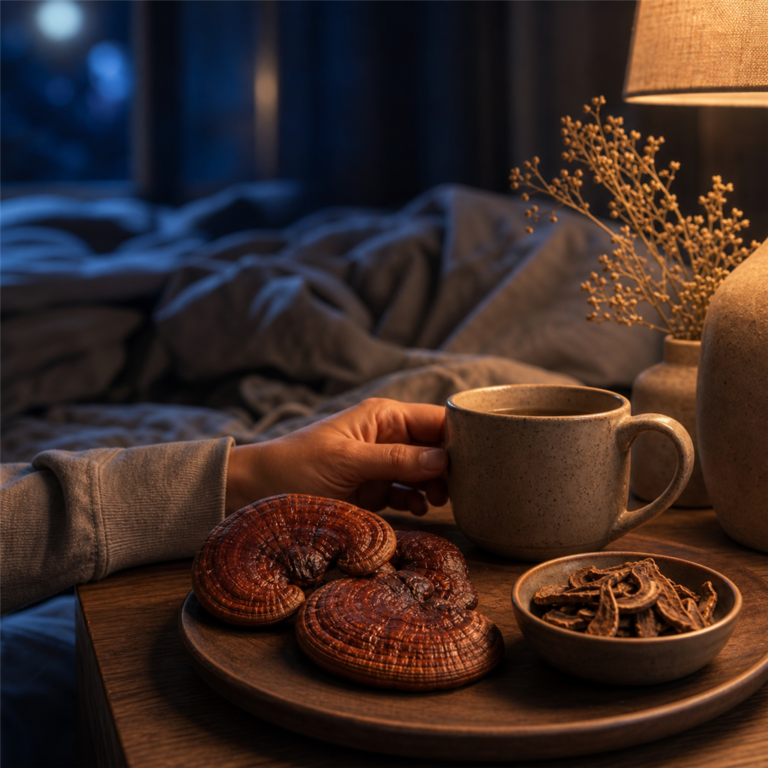 Reishi na sen i nocne wybudzanie – działanie, stosowanie i możliwe przyczyny